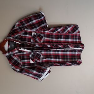 BKE relaxed fit XL red, black, and white Men's Shirt